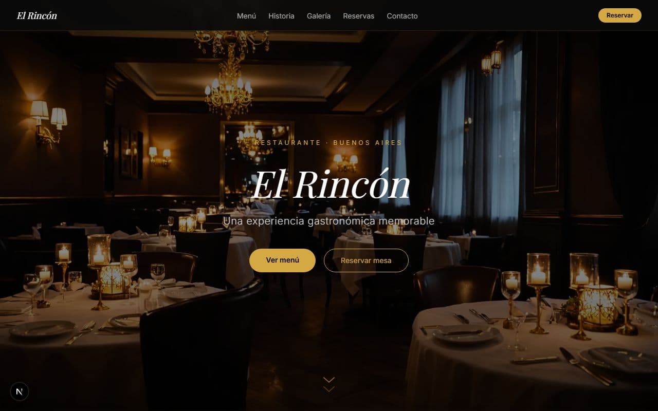 Preview del demo El Rincón